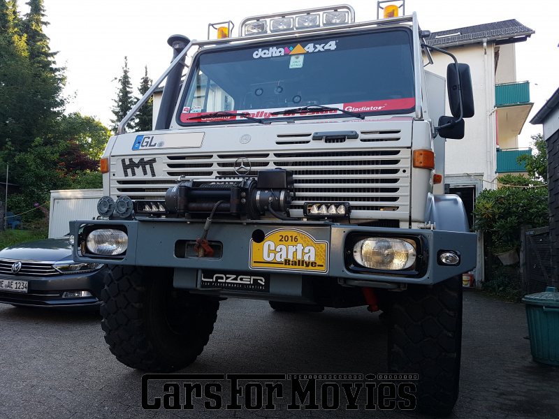 CarsForMovies | Unimog U 1300 L 1987 Deutschland Grau Grau Zivilfahrzeug Spezialfahrzeug Nordrhein-Westfalen 7598 Rallye wohnmobil Seilwinde ahk tuning lkw motorsport koffer safari expedition